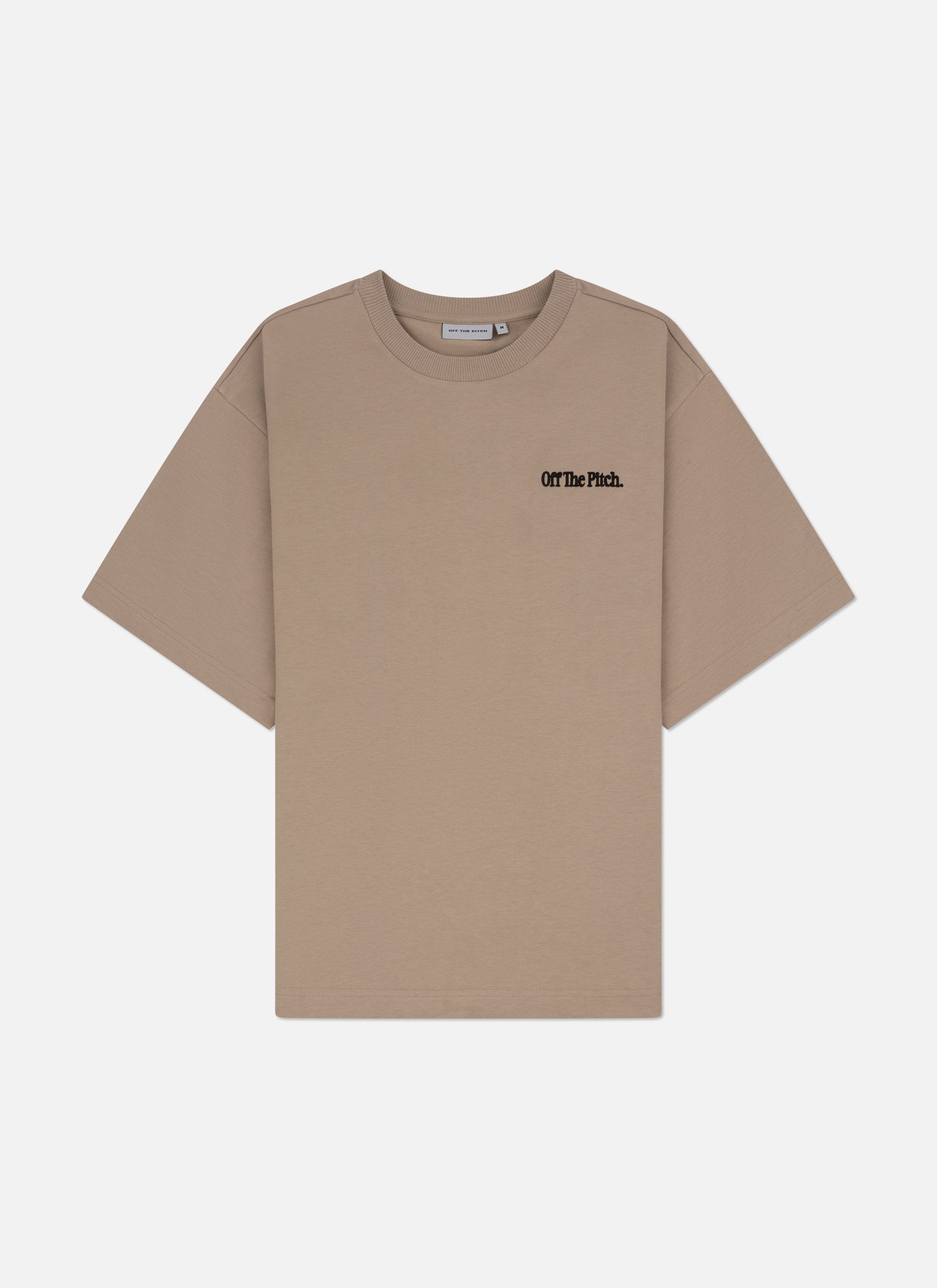 Wardrobe Essentials Tailored Loose Fit Tee | Sand