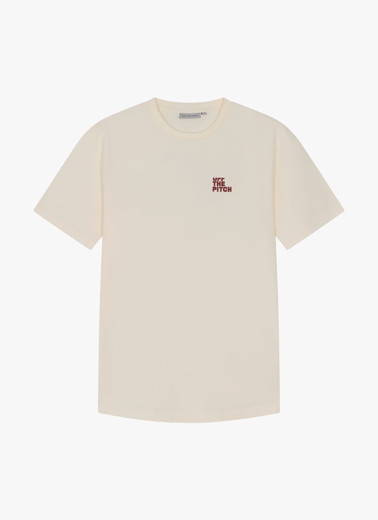 Fullstop Slim Fit Tee | White/Red