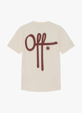 Fullstop Slim Fit Tee | White/Red