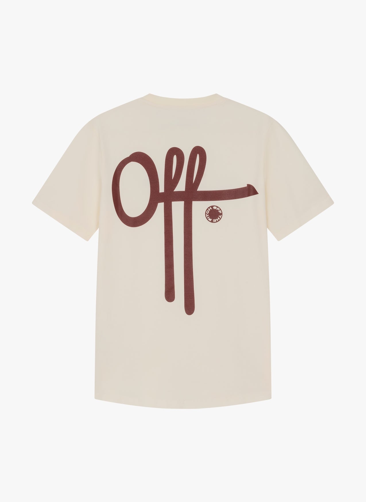 Fullstop Slim Fit Tee | White/Red