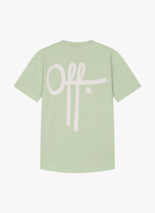 Fullstop Slim Fit T-shirt | Mintgroen