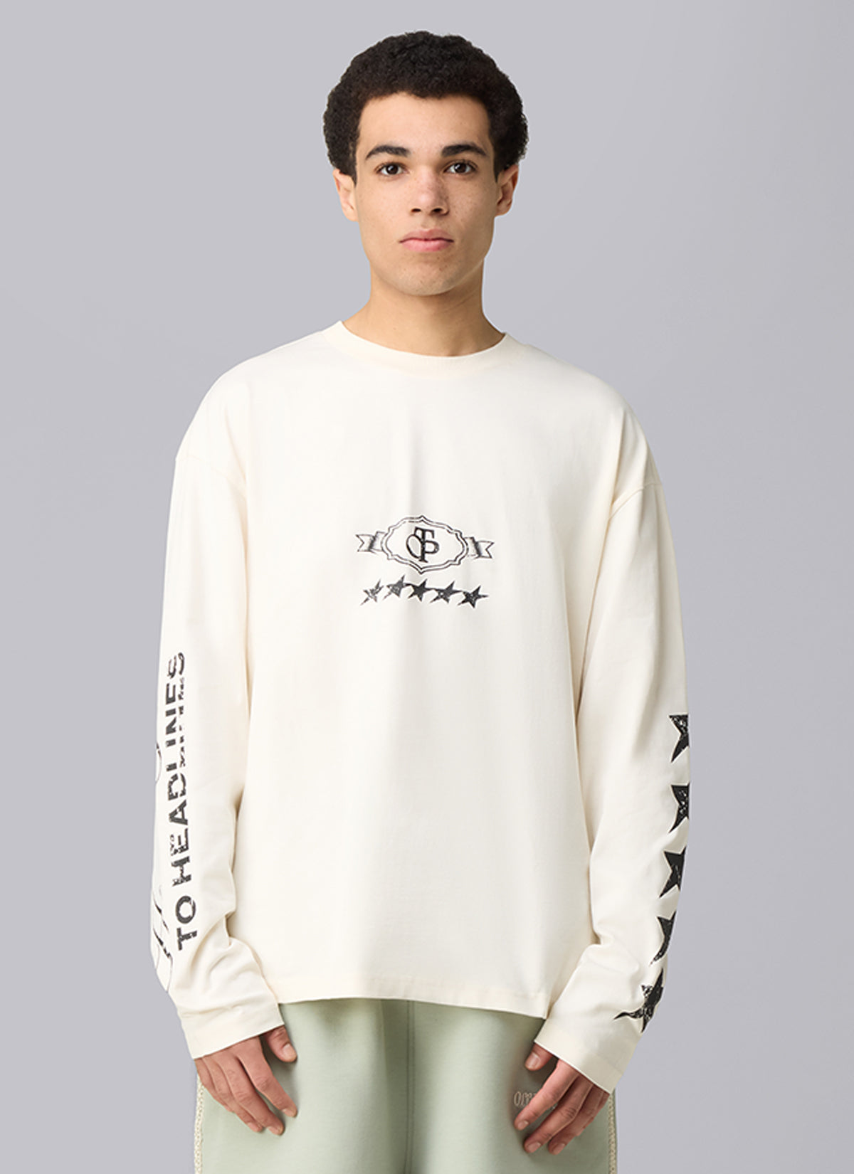 Pitch Pro Raw Edge LS Tee | Off White