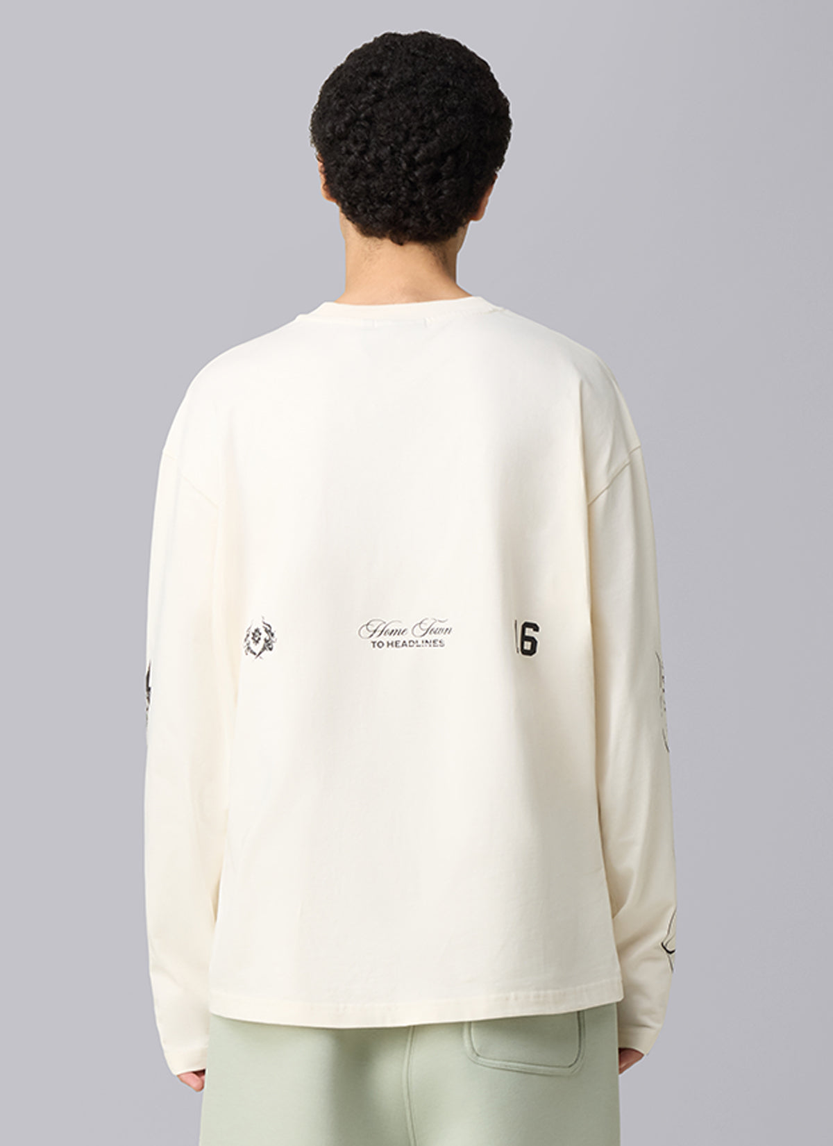 Pitch Pro Raw Edge LS Tee | Off White