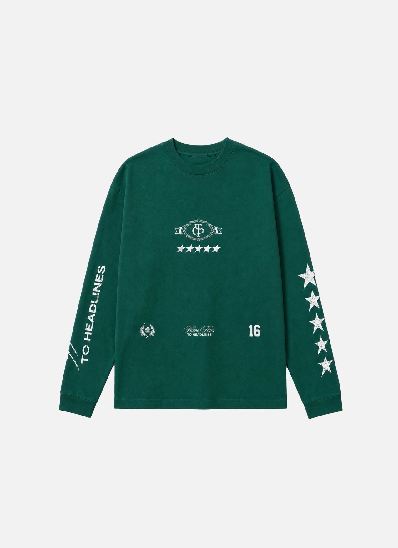 Pitch Pro Raw Edge LS Tee | Dark green