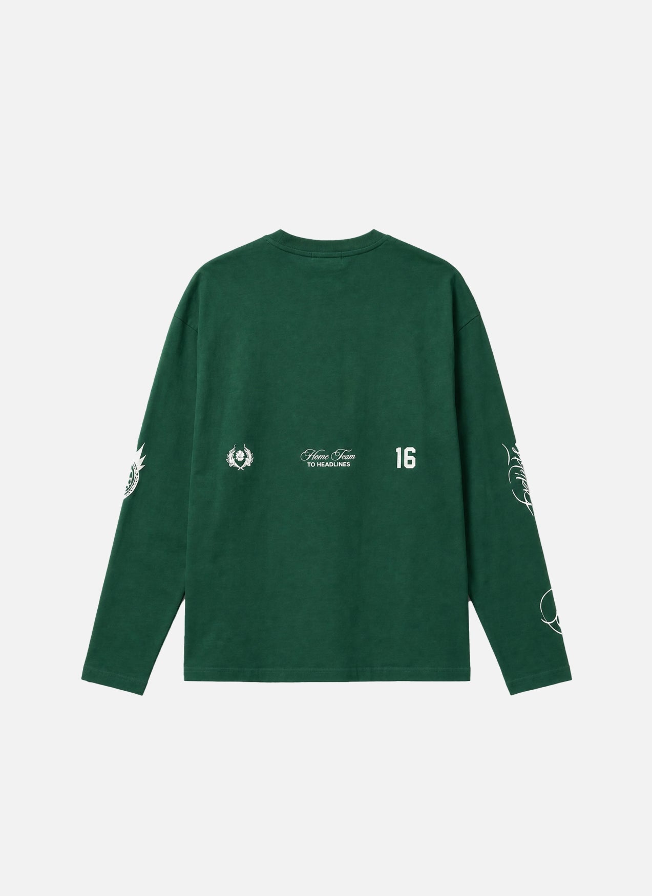 Pitch Pro Raw Edge LS Tee | Dark green