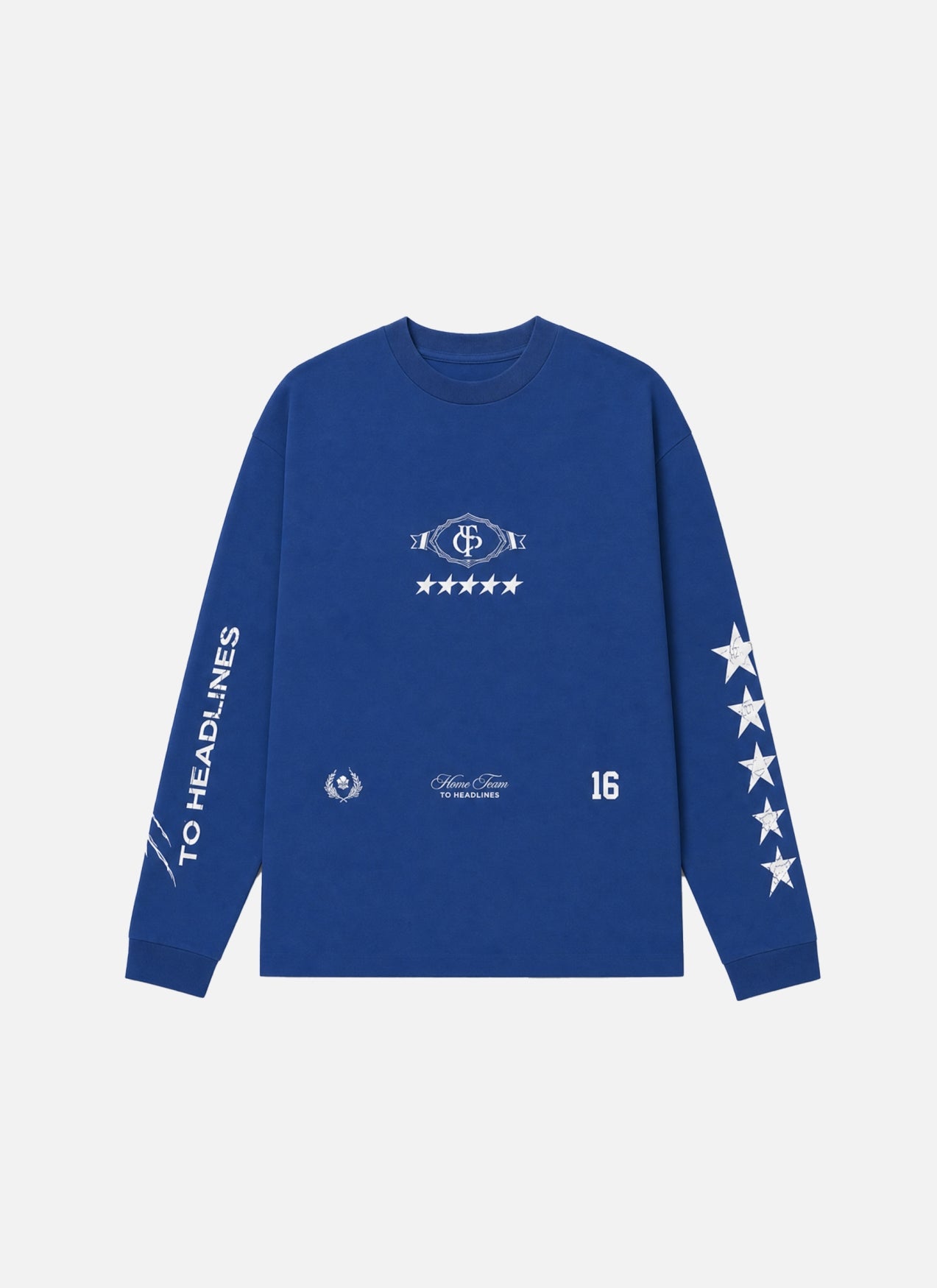 Pitch Pro Raw Edge LS Tee | Royal Blue
