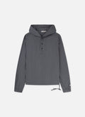 Hooded Popover Shirt | Black