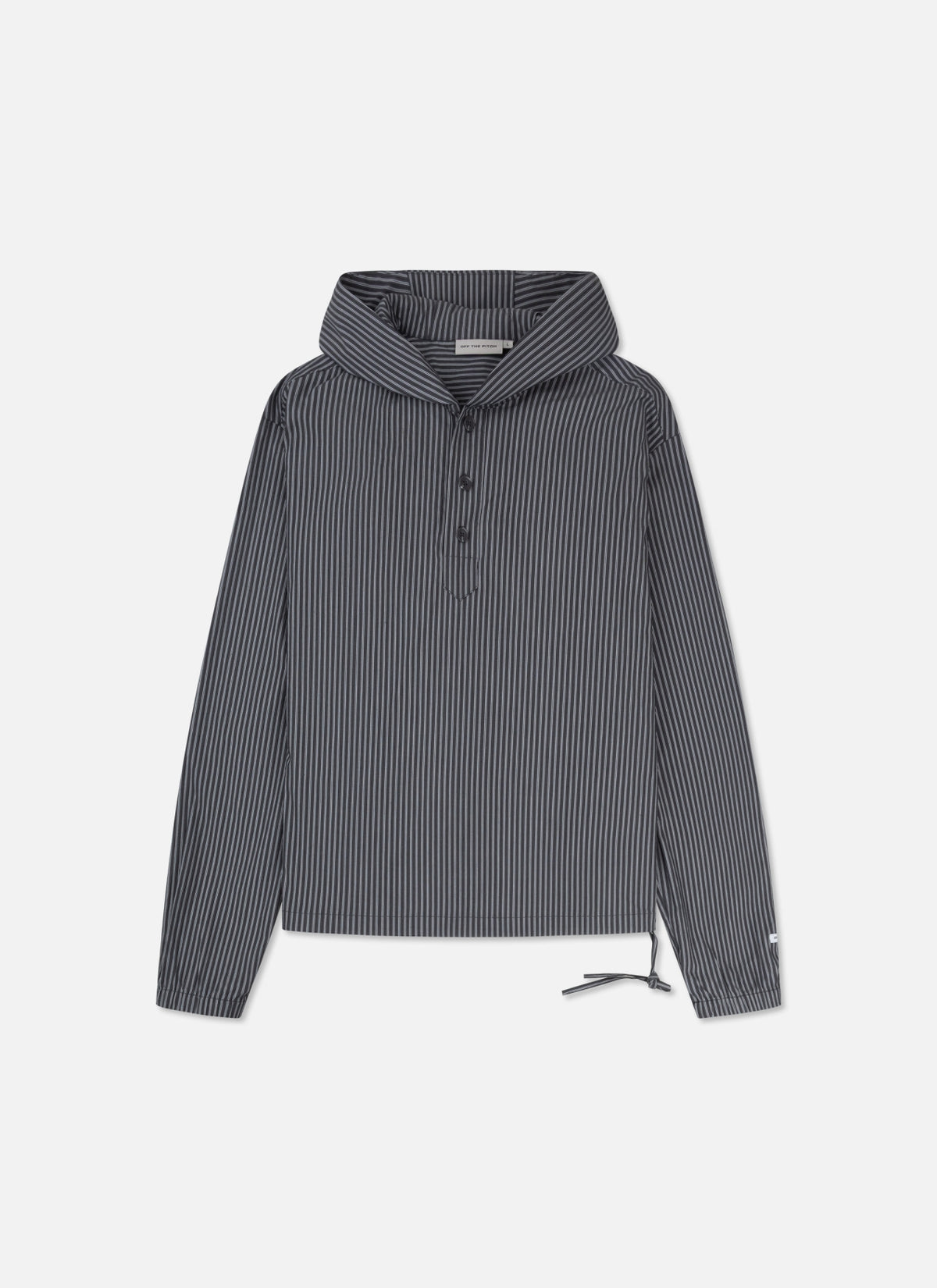 Hooded Popover Shirt | Black