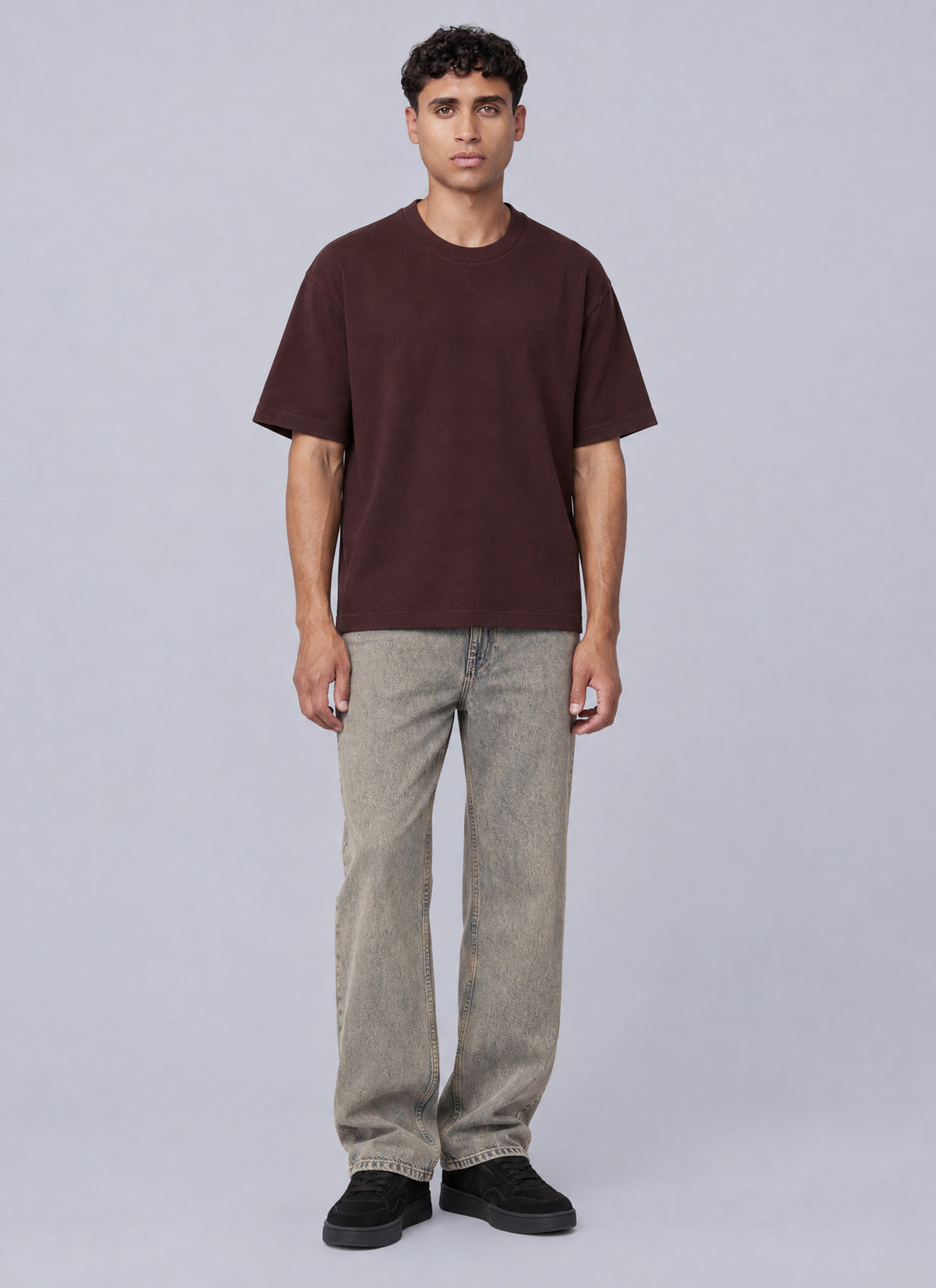 Ala Kondre Loose Fit Tee | Espresso Brown