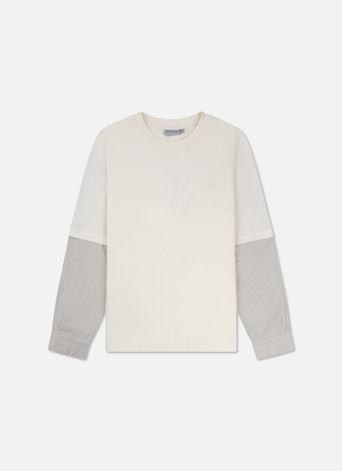 Home Town Layered Loose Fit Tee | Off White