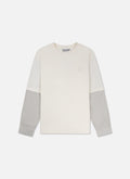 Home Town Layered Loose Fit Tee | Off White