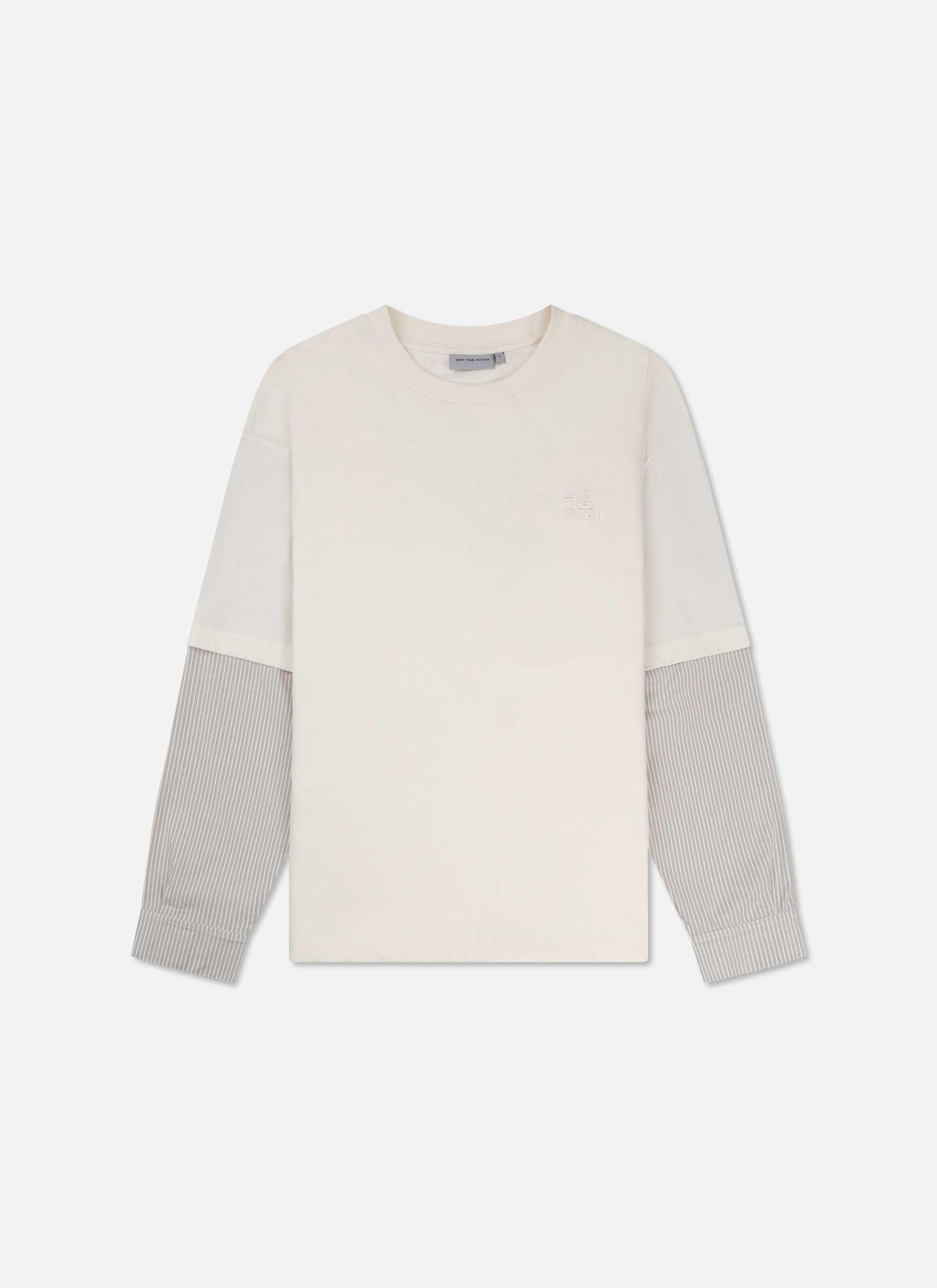 Home Town Layered Loose Fit Tee | Off White