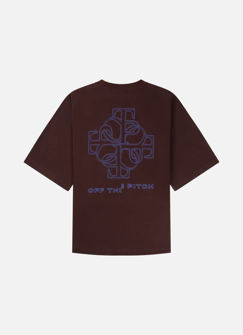 Locket Box Fit Tee | Espresso Brown