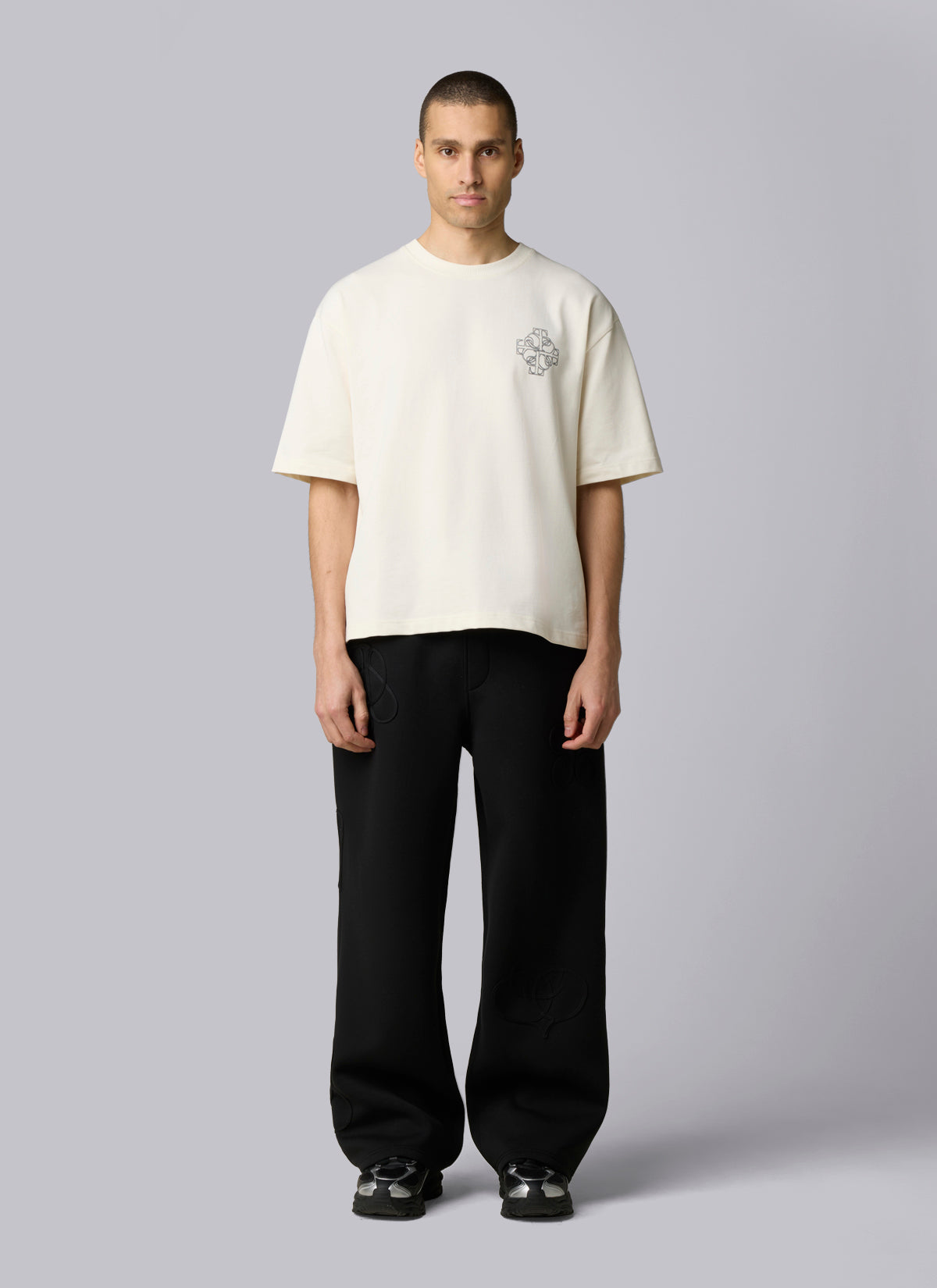 Locket Box Fit Tee | Off White
