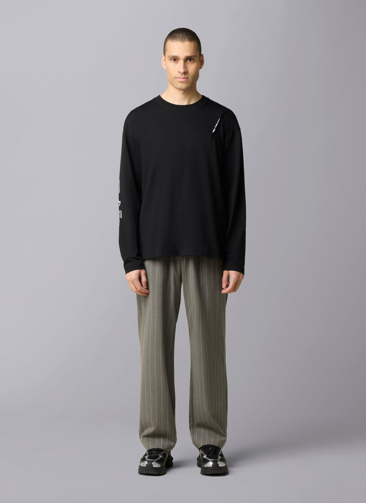 Arcane Long Sleeved Tee | Black