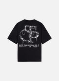 Palm Oversized Tee | Black