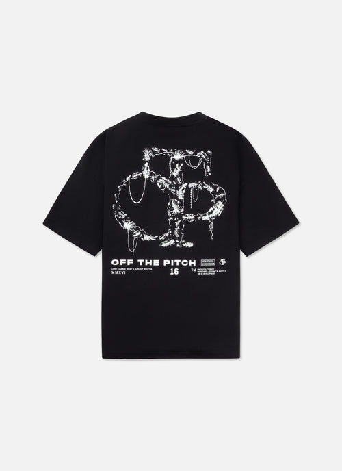 Palm Oversized Tee | Black