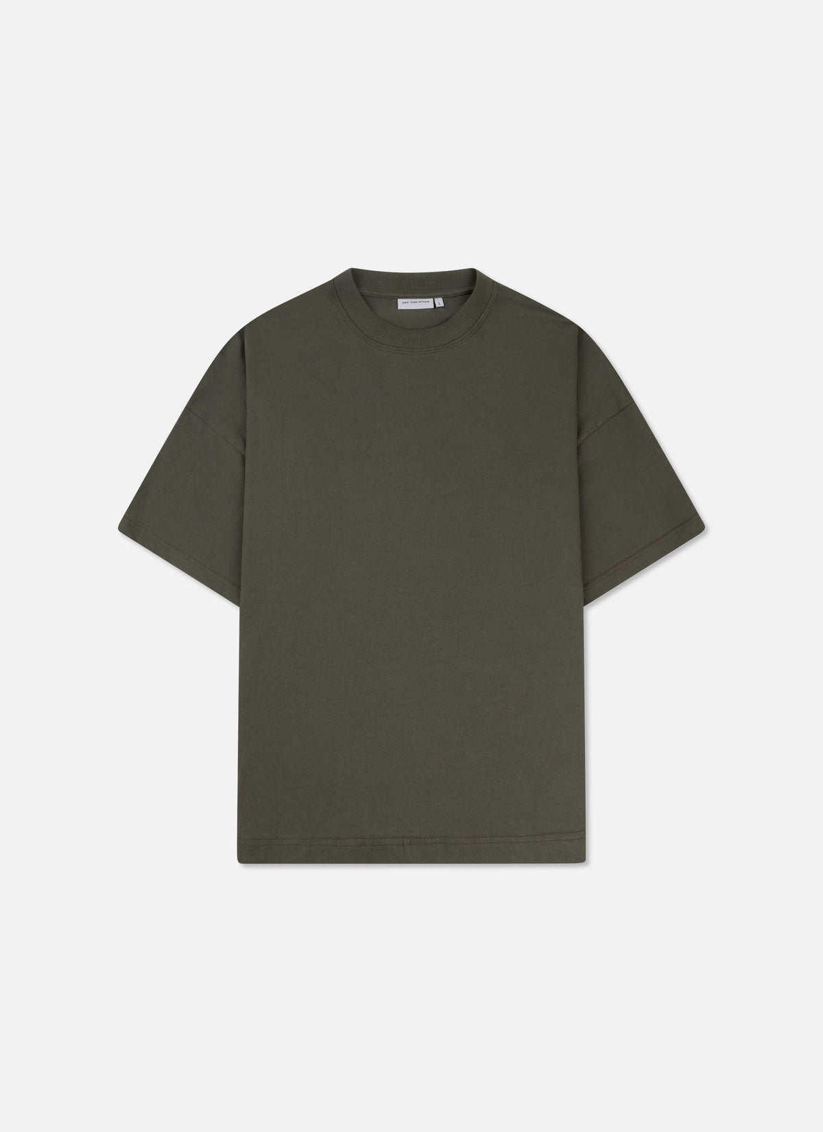 Palm Oversized Tee | Dark Olive