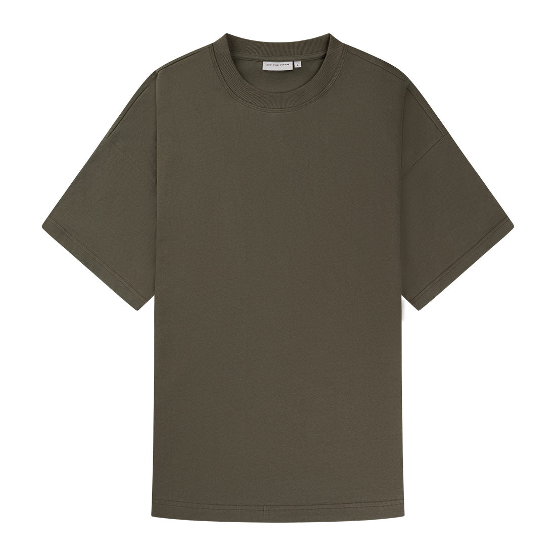 Palm Oversized Tee | Dark Olive