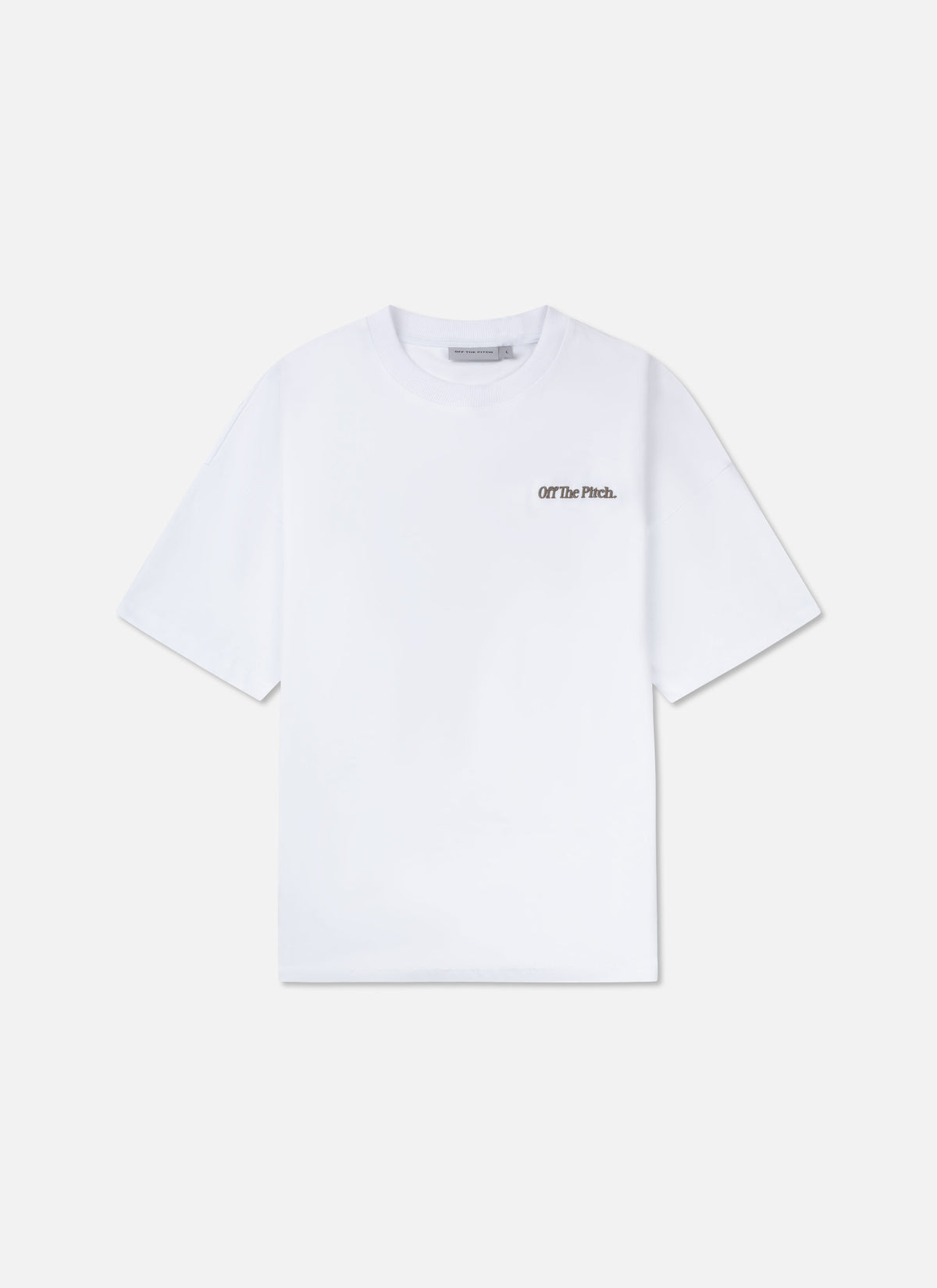 Record Oversized Tee | White