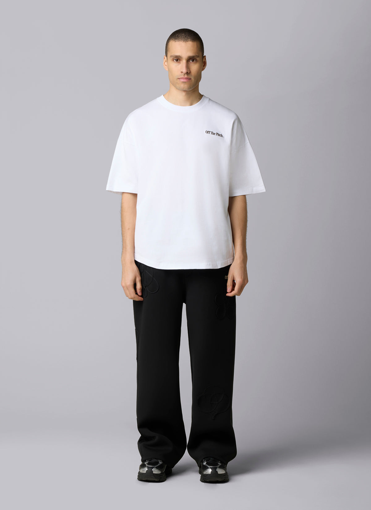Record Oversized Tee | White
