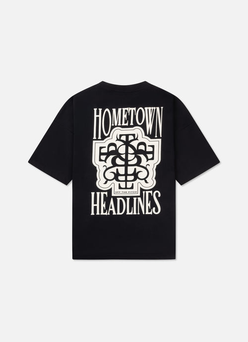 Record Oversized Tee | Black