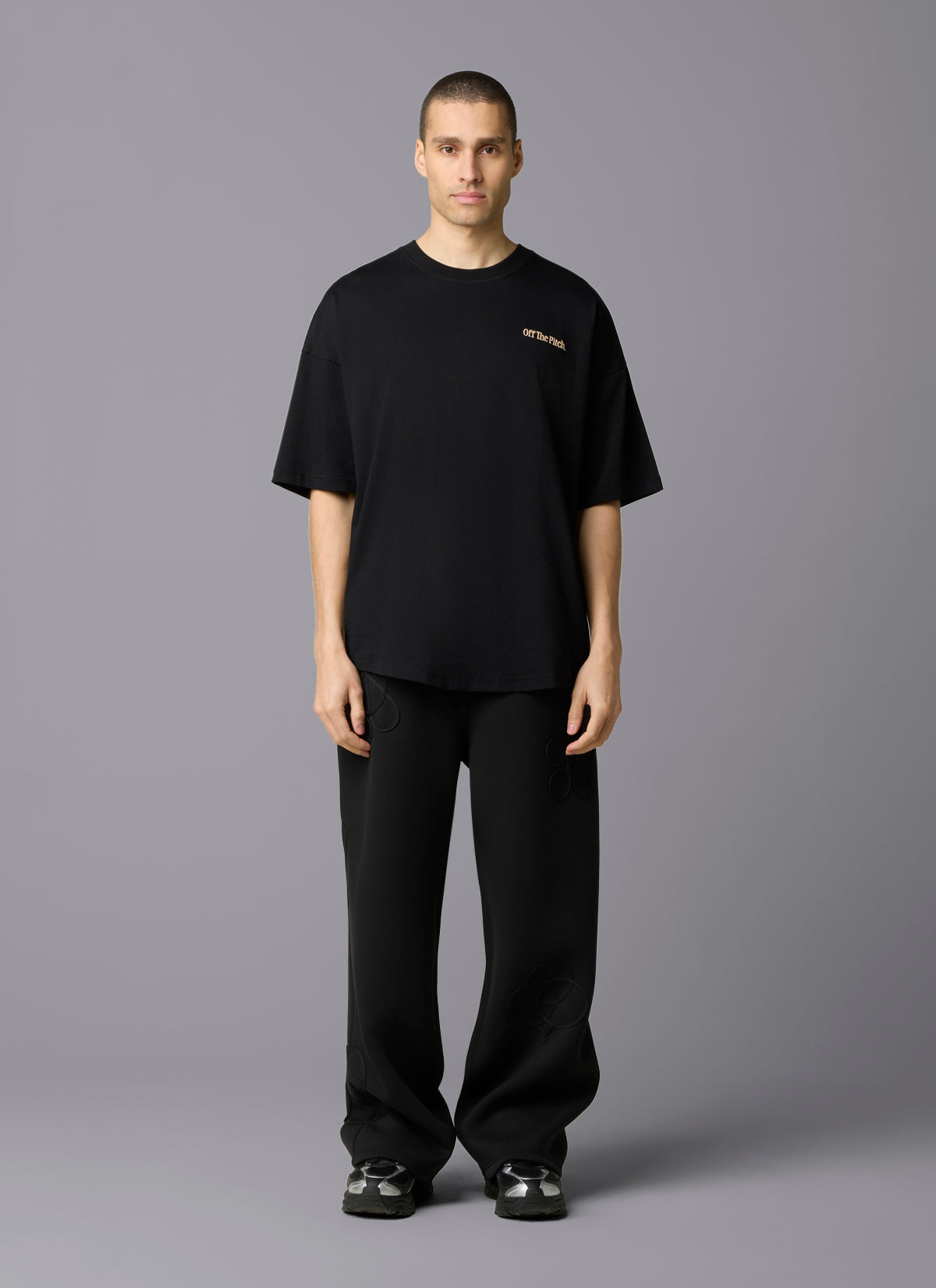 Record Oversized Tee | Black