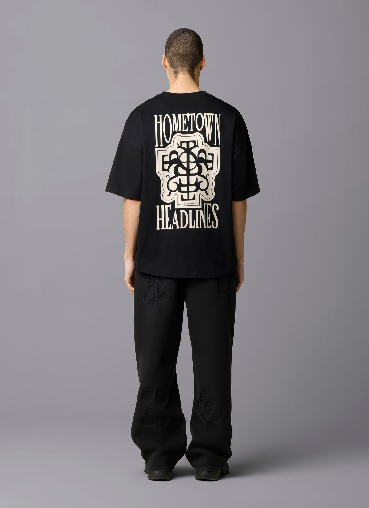 Record Oversized Tee | Black