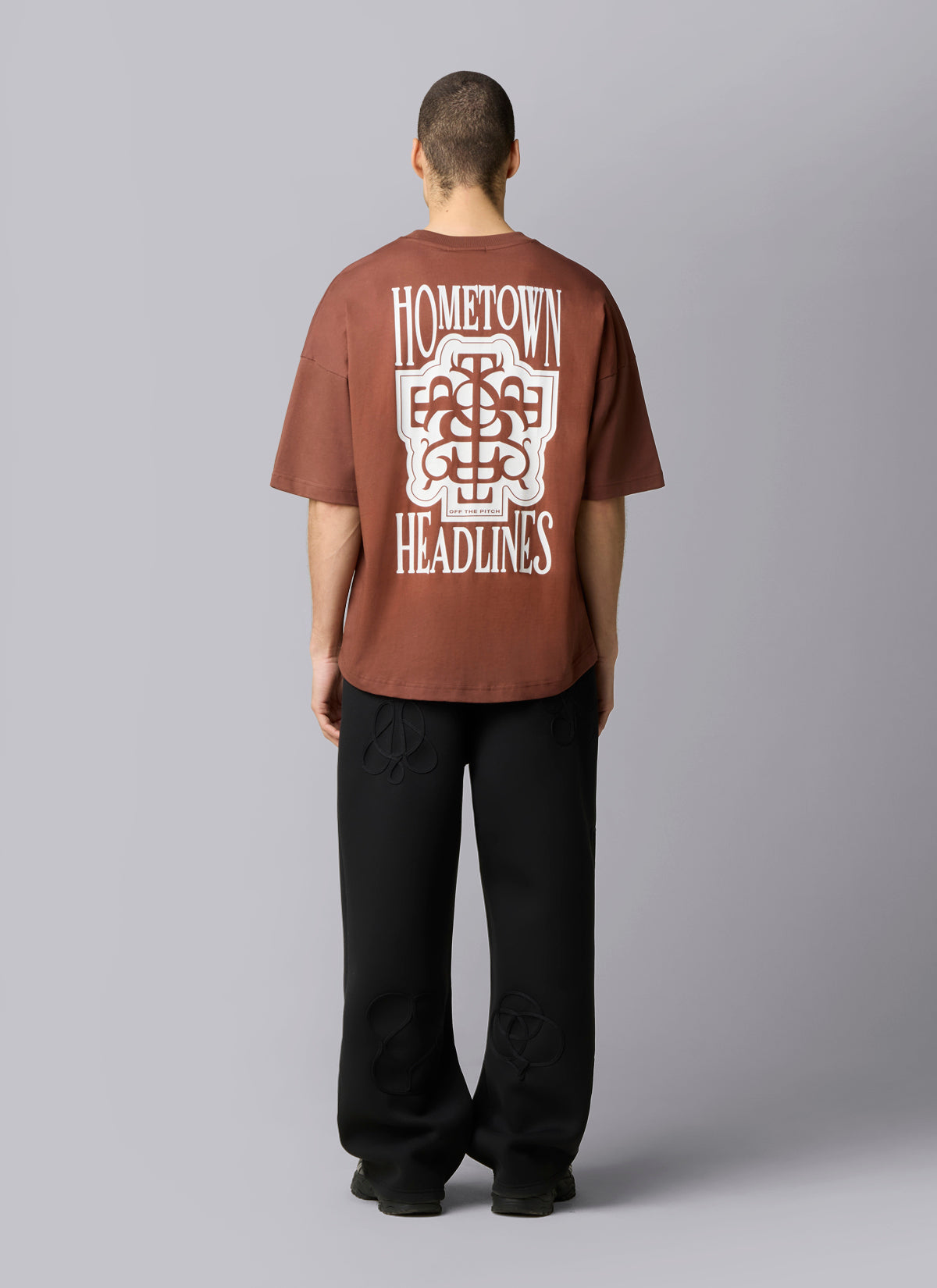 Record Oversized Tee | Rusty Clay