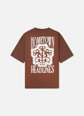 Record Oversized Tee | Rusty Clay