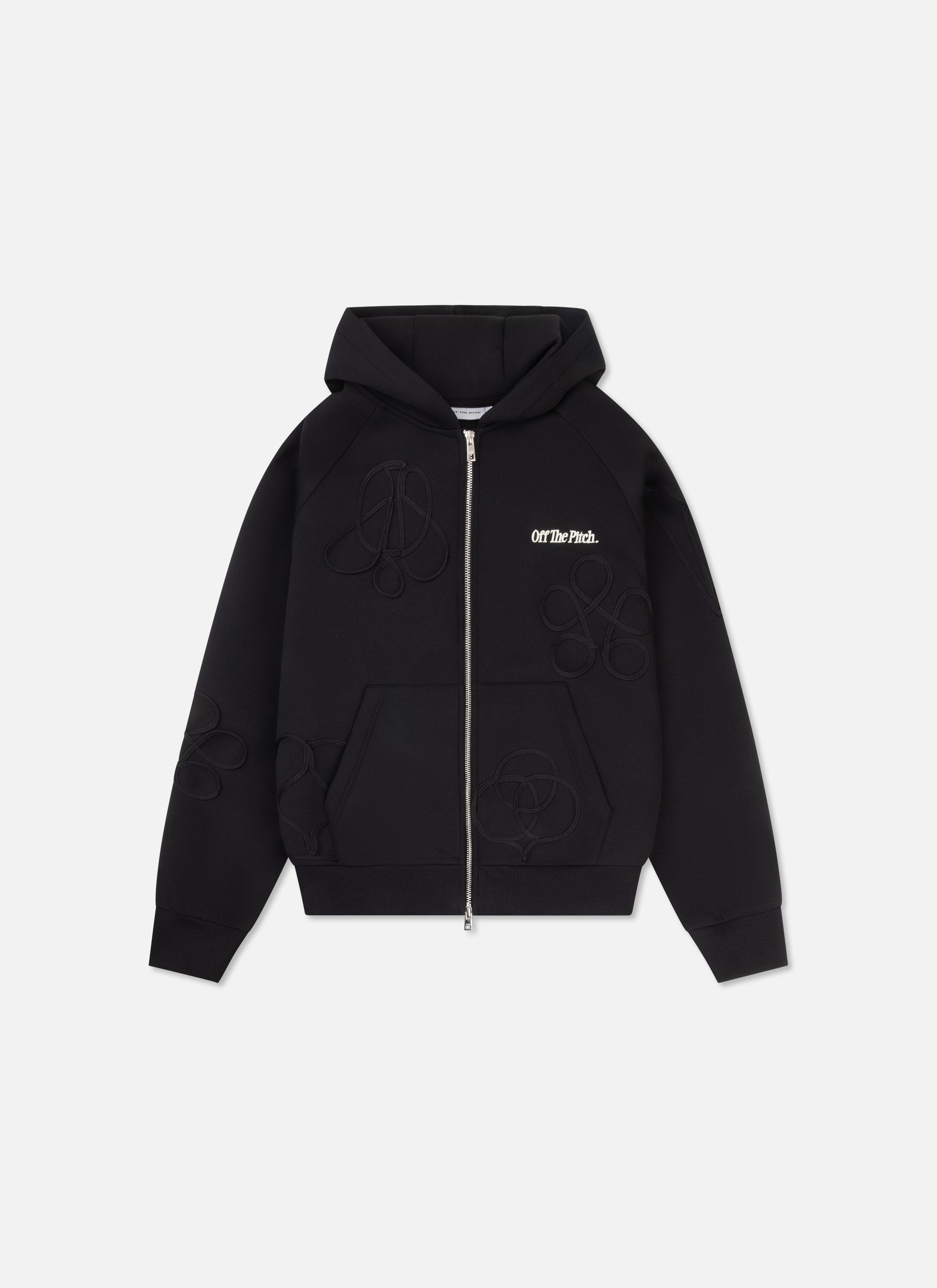 Symbol Zip Hood | Black
