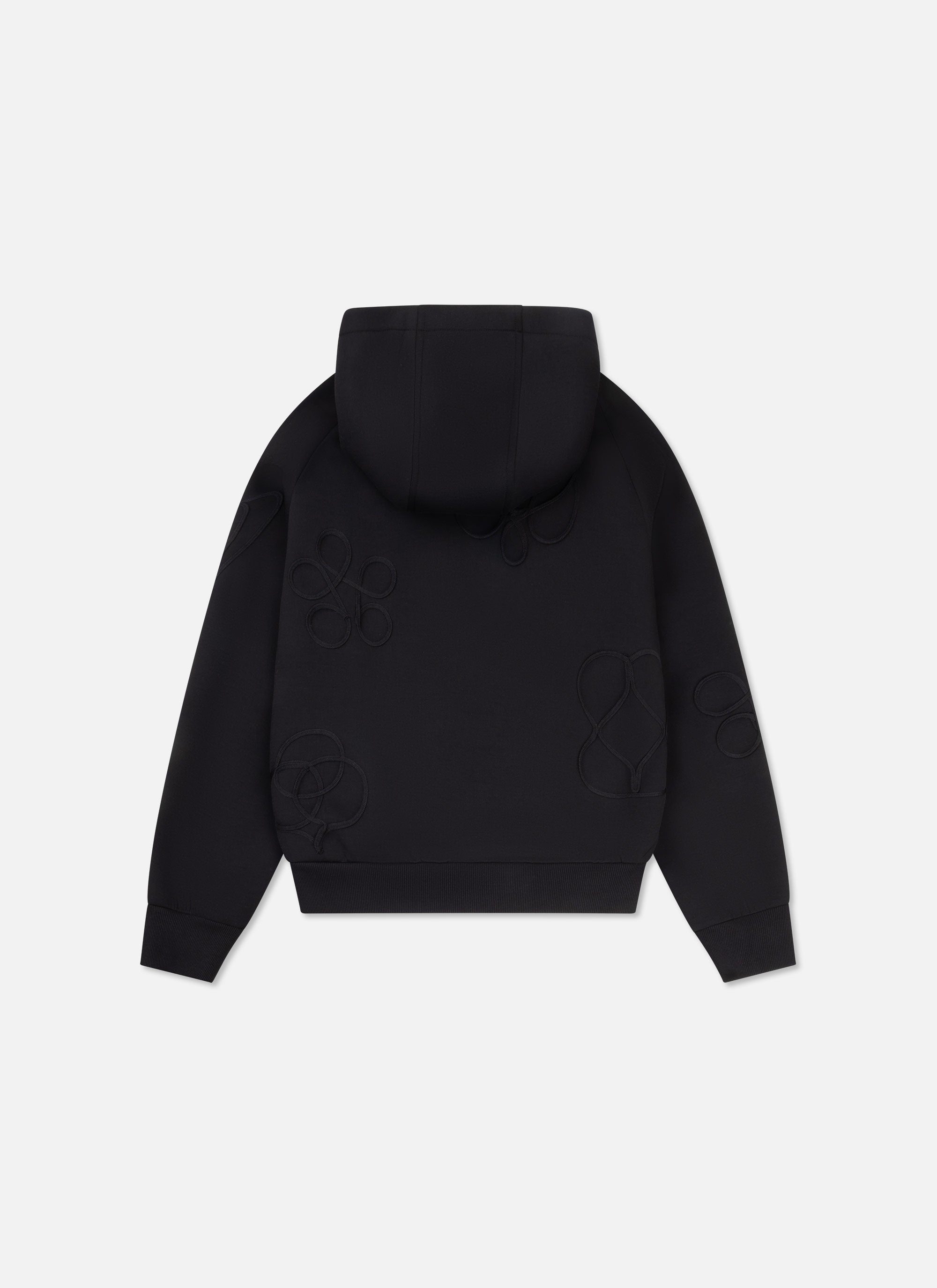 Symbol Zip Hood | Black