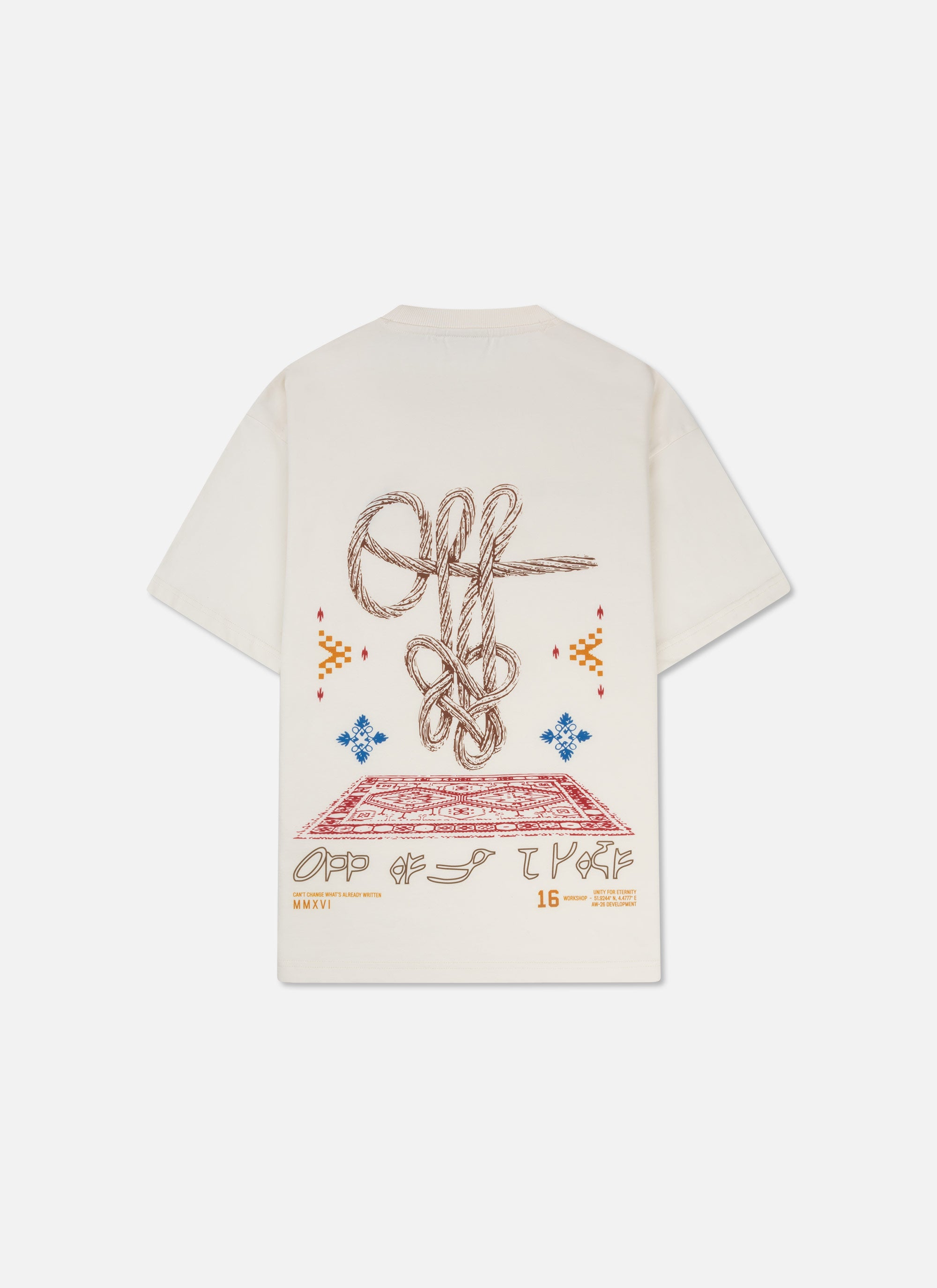 Tied Roots Loose Fit Tee | Off White