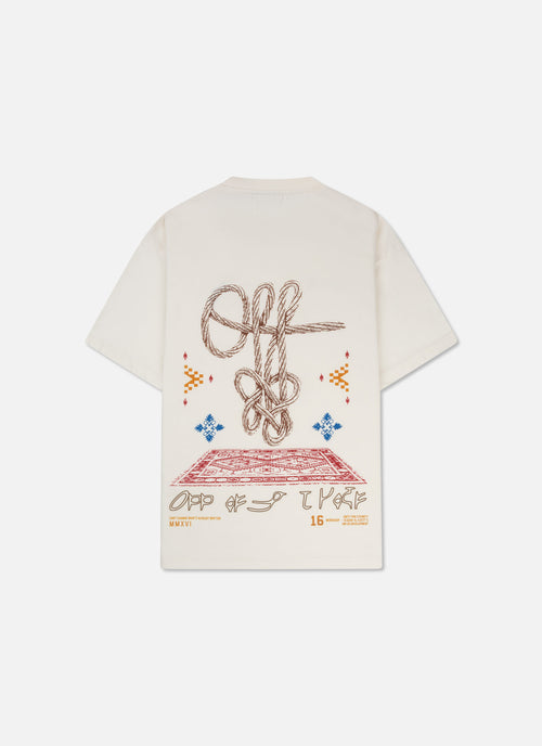 Tied Roots Loose Fit Tee | Off White