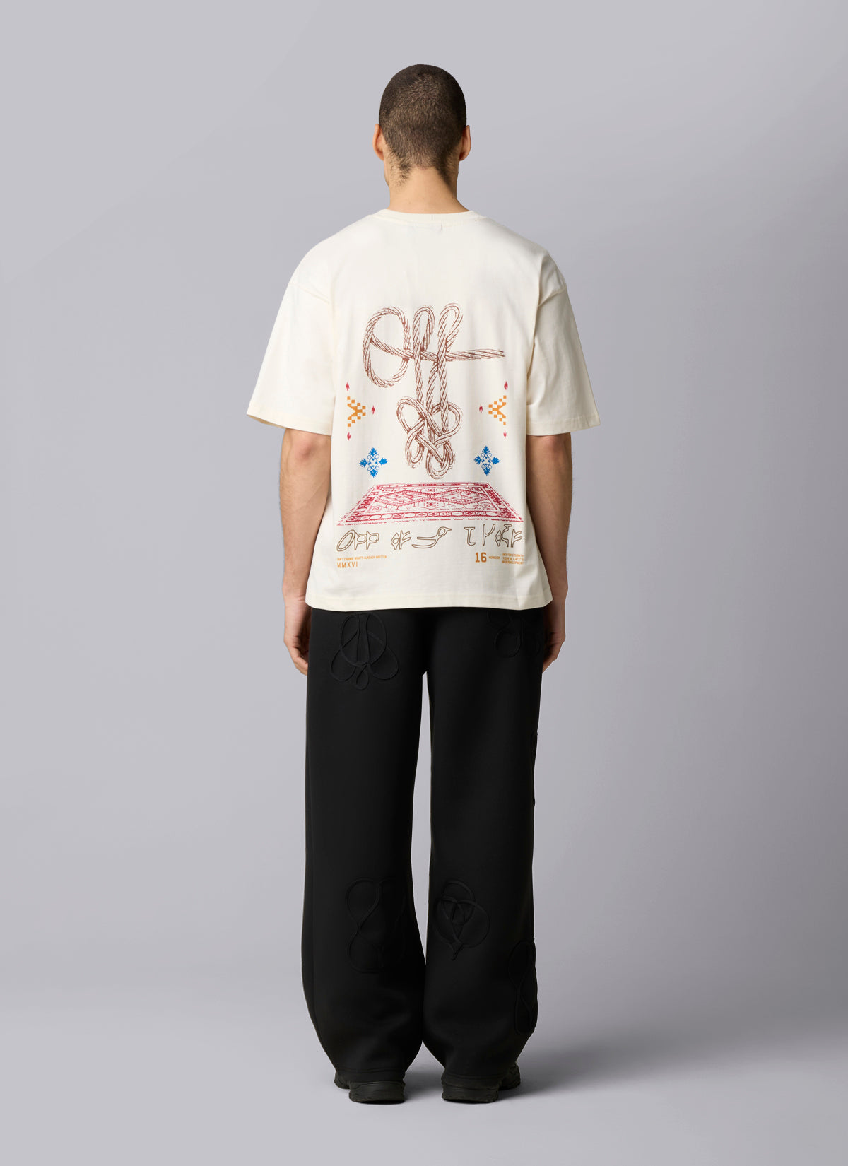 Tied Roots Loose Fit Tee | Off White
