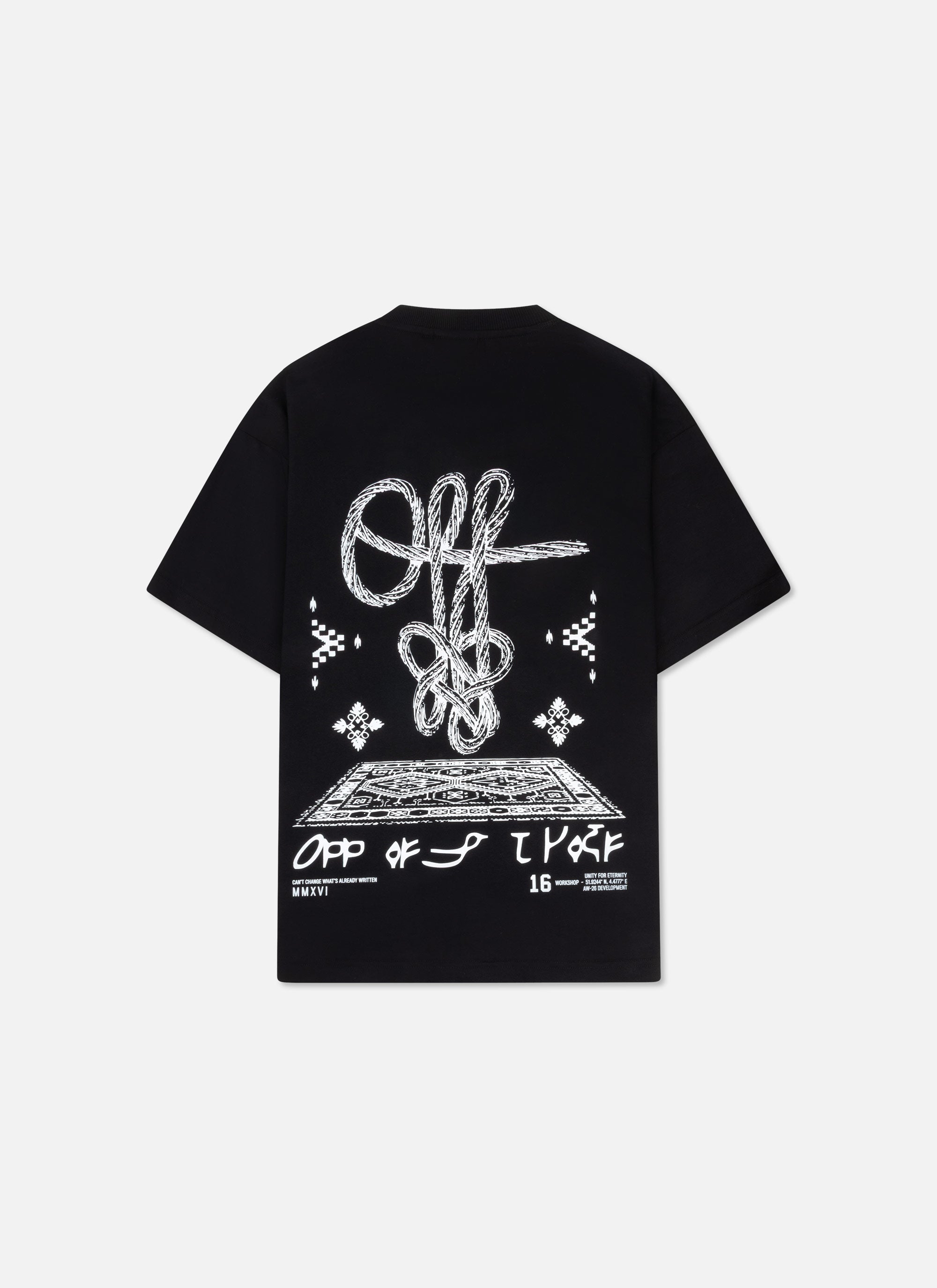 Tied Roots Loose Fit Tee | Black