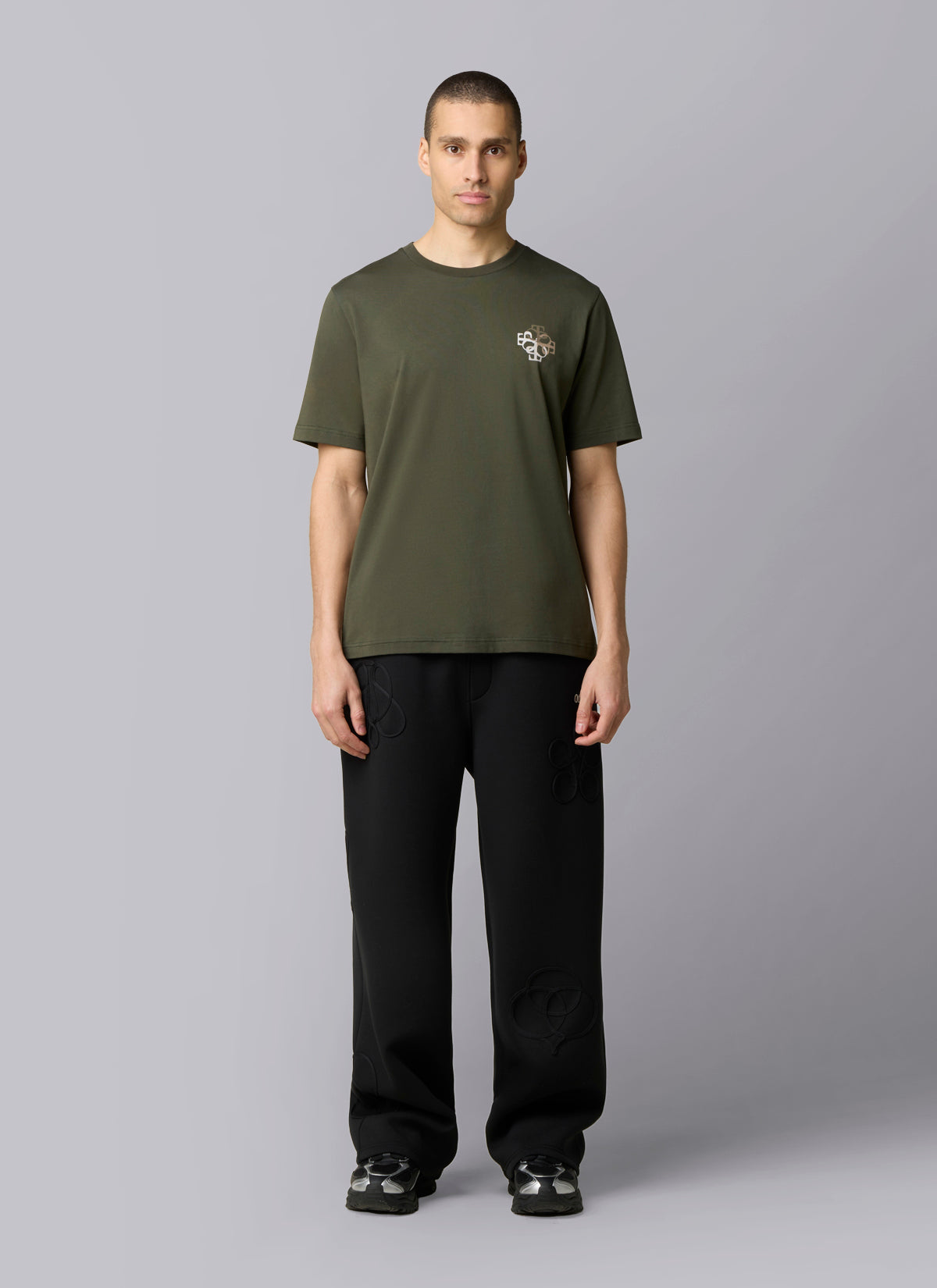 Pendant Regular Tee | Dark Olive
