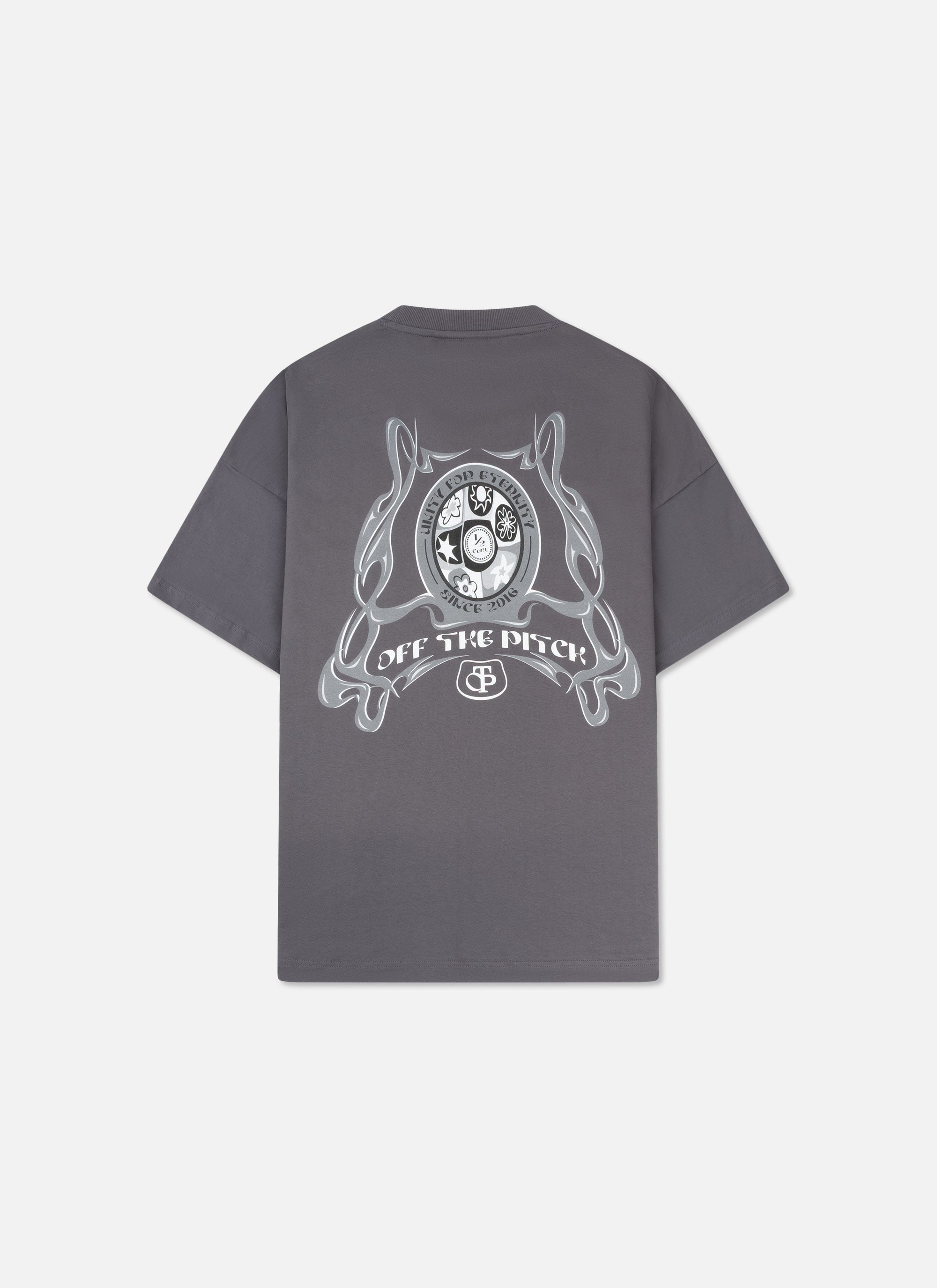 Regal Oversized Tee | Grey