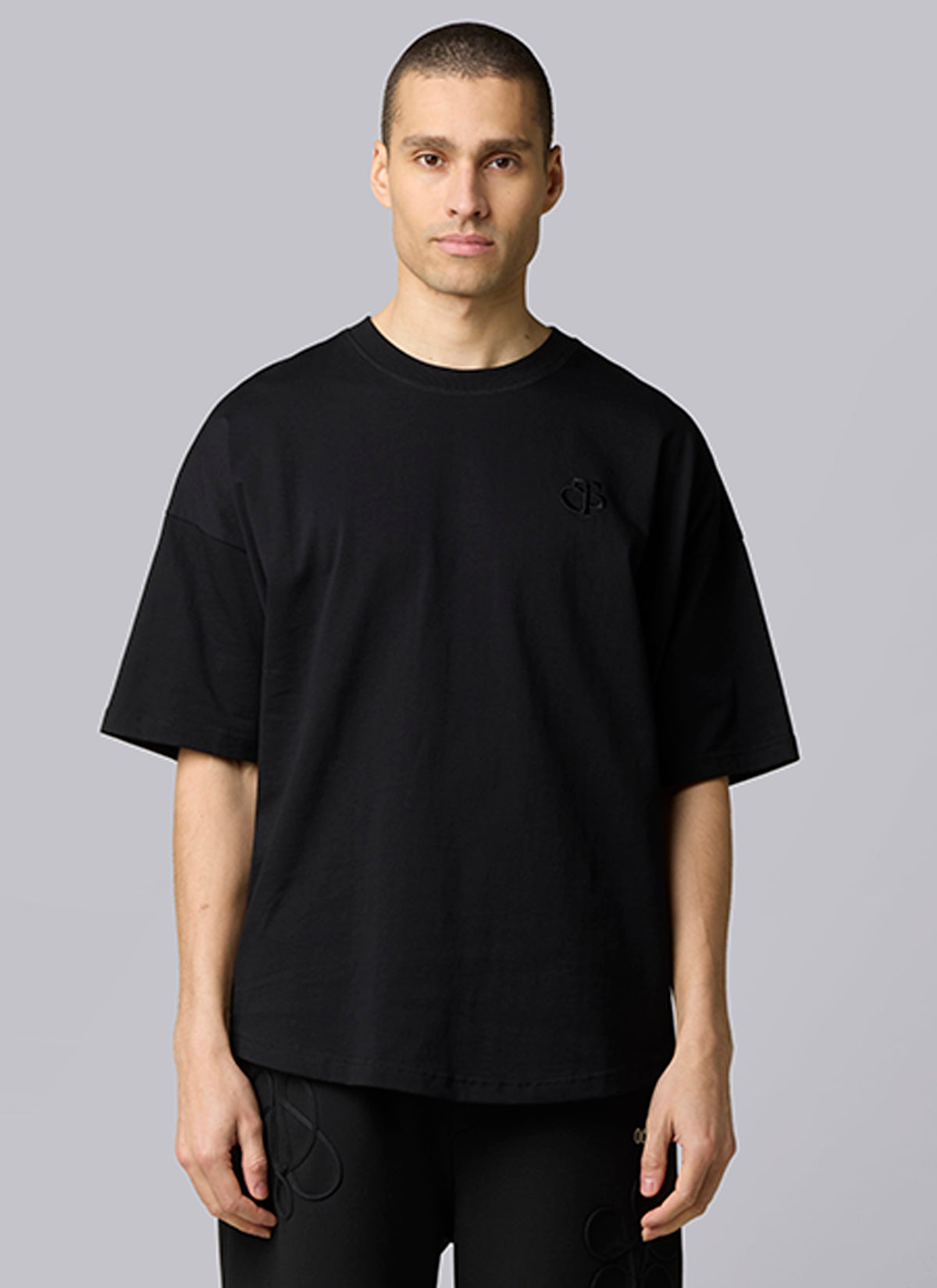 Regal Oversized Tee | Black