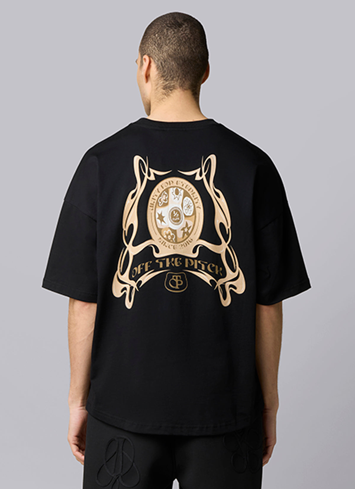 Regal Oversized Tee | Black