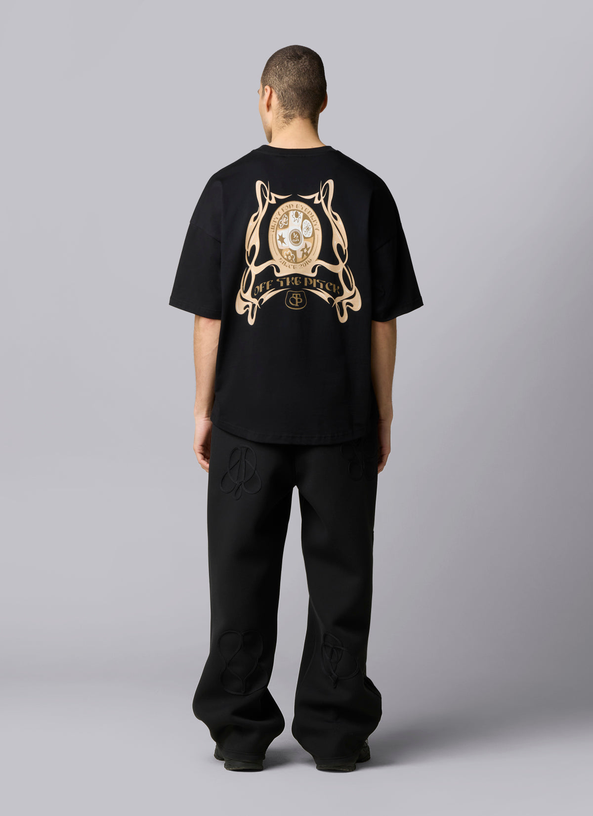 Regal Oversized Tee | Black