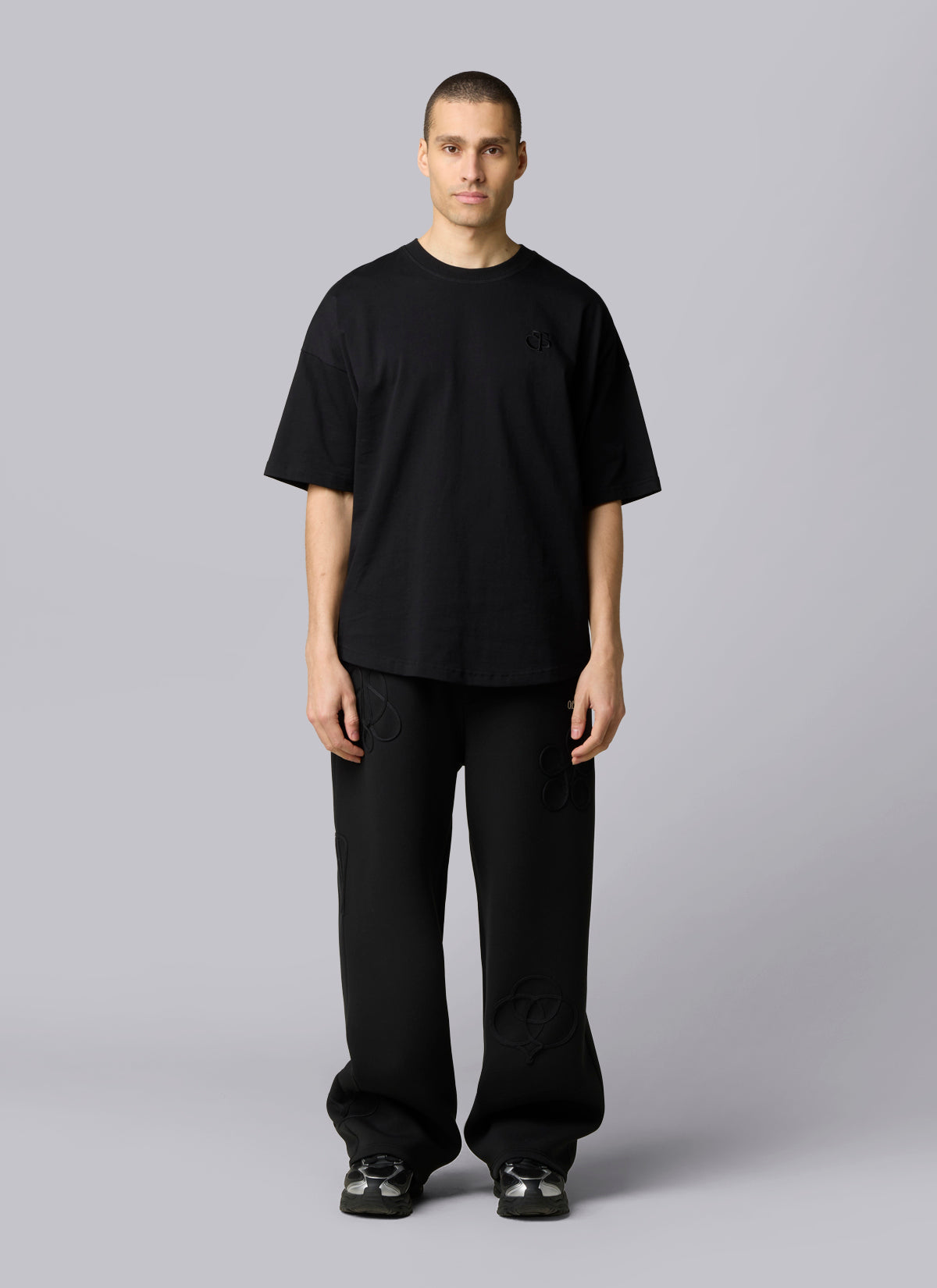 Rope Flow Regular Tee | Black