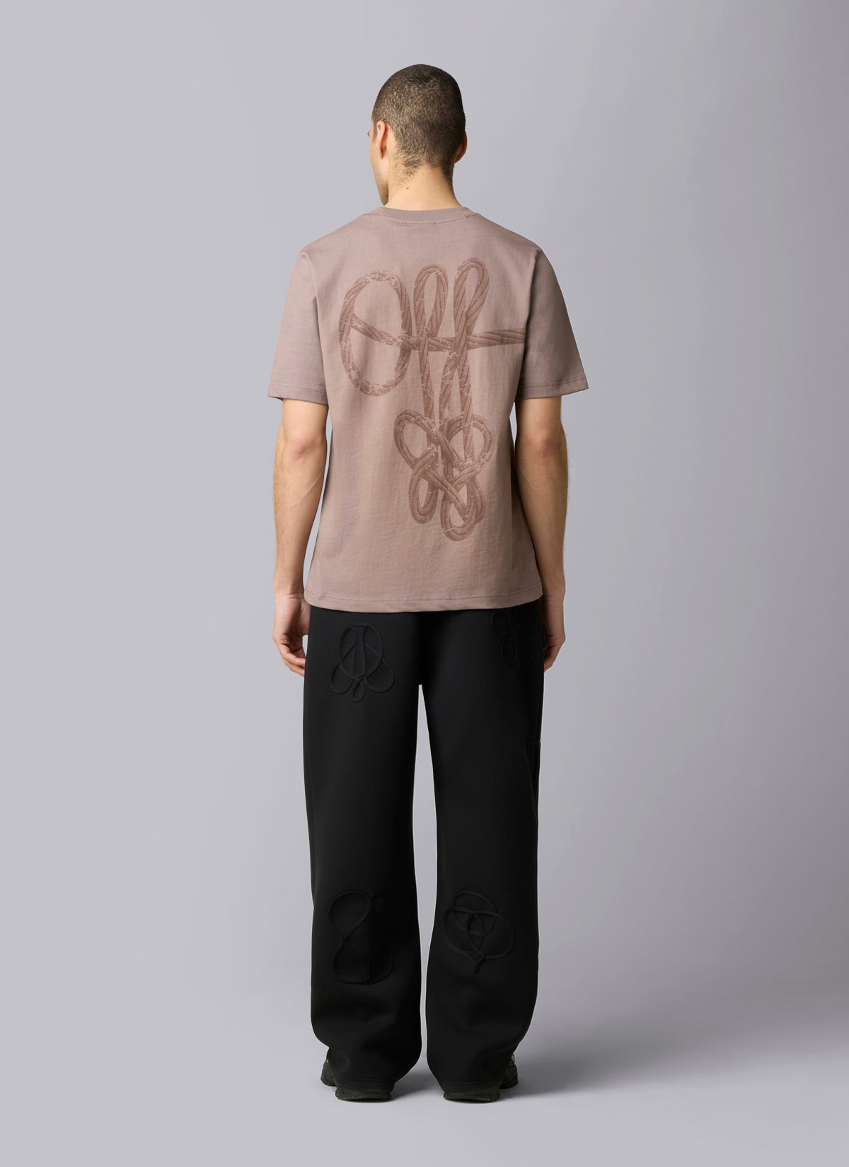 Rope Flow Regular Tee | Dark Taupe
