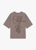 Rope Flow Regular Tee | Dark Taupe