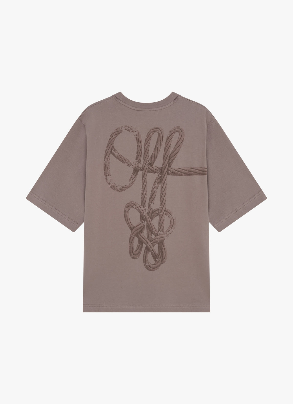 Rope Flow Regular Tee | Dark Taupe
