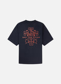 Sigil Loose Fit Tee | Navy
