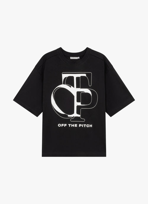 Vas Box Fit Tee | Washed Black