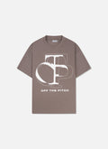 Vas Box Fit Tee | Dark Taupe