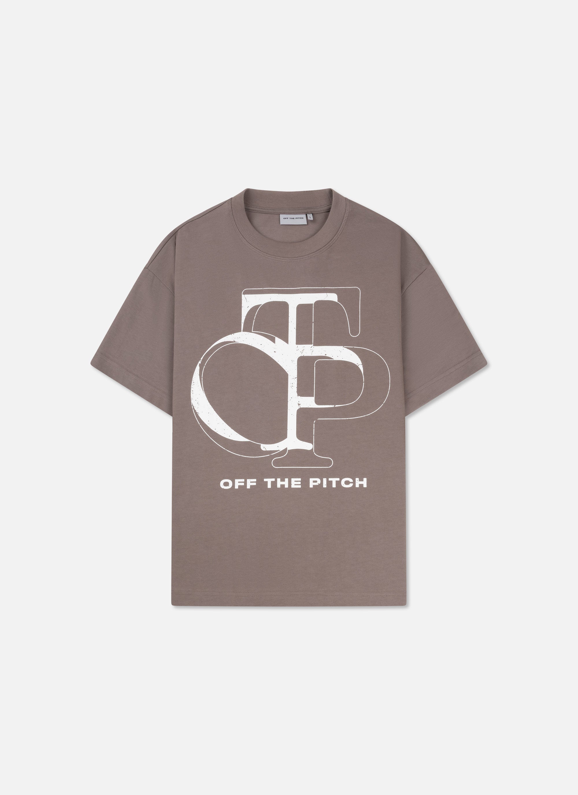 Vas Box Fit Tee | Dark Taupe