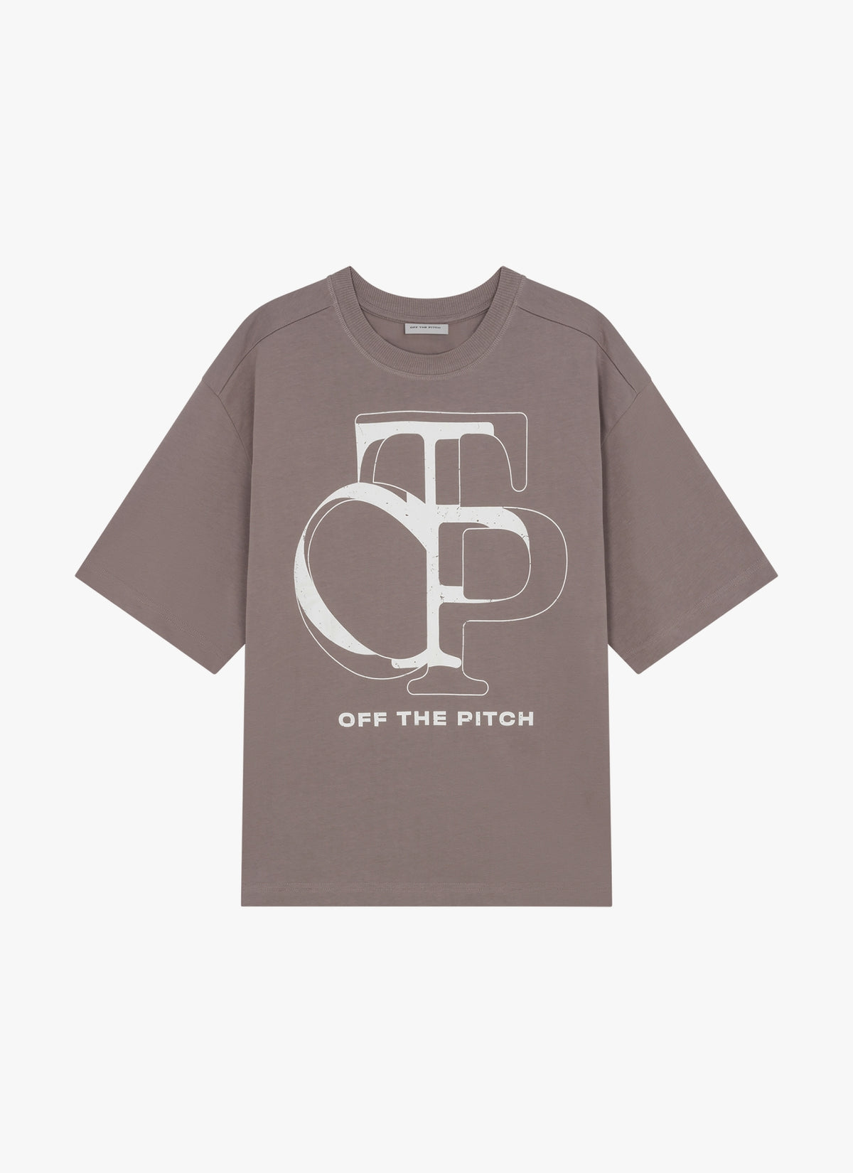 Vas Box Fit Tee | Dark Taupe